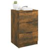 vidaXL Bedside Cabinets 2 pcs Smoked Oak 40x36x65 cm