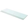 vidaXL Glass Panel | Set of 2 | Clear | Tempered glass | 100x30 cm