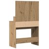vidaXL Dressing Table Artisan Oak 80 x 41 x 134.5 cm Engineered Wood