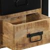 vidaXL Bedside Cabinet 40x35x40 cm Solid Rough Wood Mango