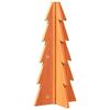 vidaXL Wooden Christmas Tree for Decoration Wax Brown 49 cm Solid Wood Pine