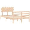 vidaXL Bed Frame without Mattress 120x200 cm Solid Wood