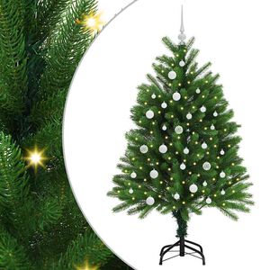 vidaXL Christmas Tree with 150 LEDs with Stand Green 120 cm PE
