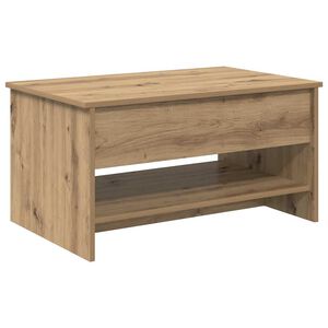 vidaXL Coffee Table Artisan Oak 80 x 50.5 x 41.5 cm Engineered Wood