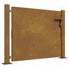 vidaXL Garden Gate 100x75 cm Corten Steel