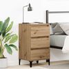 vidaXL Bedside Cabinet Artisan Oak 45 x 35 x 44 cm Engineered Wood