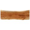 vidaXL Table Top 110x40x3,8 cm Rectangular Solid Wood Acacia Live Edge