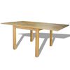 vidaXL Extendable Table Oak 170x85x75 cm