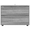 vidaXL Storage Cabinet Grey Sonoma 80 x 48 x 57 cm Engineered Wood
