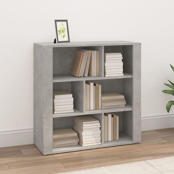 vidaXL Sideboard Concrete Grey 80x30x80 cm Engineered Wood