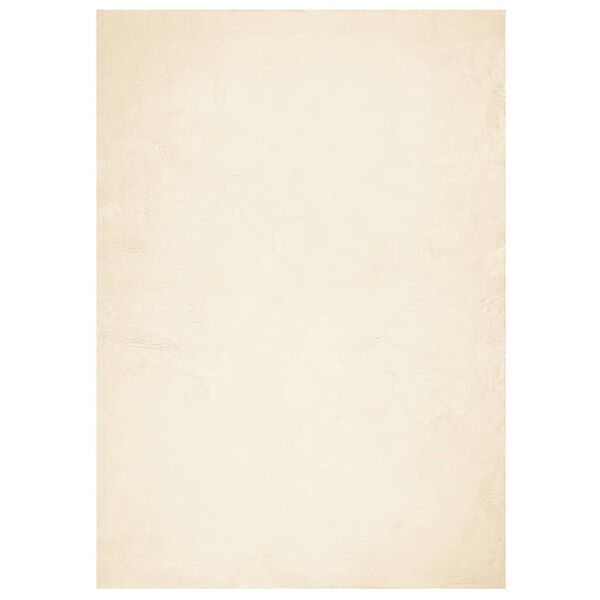 vidaXL Rug HUARTE Short Pile Soft and Washable Cream 140x200 cm