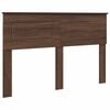 vidaXL Headboard Brown Oak Engineered wood