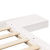 vidaXL Bed Frame White 150 x 200 cm Wood