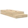 vidaXL Storage Bed Frame with Drawer Sonoma Oak 90 cm Engineered Wood