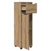 vidaXL Bathroom Cabinet Artisan Oak 30.5 x 30 x 101 cm Engineered Wood