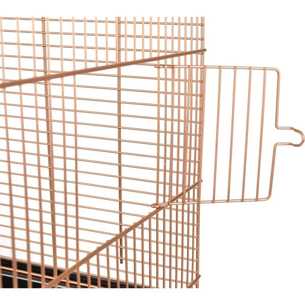 FLAMINGO Bird Cage Klara 2 Copper 45x28x62.5 cm
