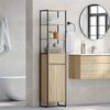 vidaXL Bathroom Cabinet Sonoma 40 x 30 x 180 cm Engineered Wood