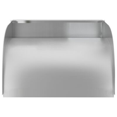 vidaXL Waterfall with LEDs 30x34x14 cm Stainless Steel 304