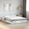 vidaXL Bed Frame without Mattress White 160x200 cm Engineered Wood