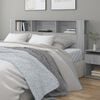 vidaXL Headboard Cabinet Grey Sonoma 200x18.5x104.5 cm