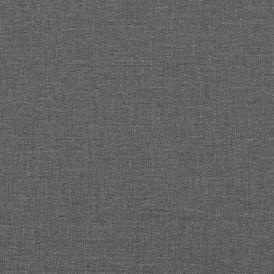 vidaXL Daybed with Mattress Dark Grey 90x190 cm Fabric
