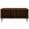 vidaXL Coffee Table Brown Oak 60x60x30 cm Engineered Wood