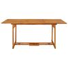 vidaXL Garden Dining Table 180x90x75 cm Solid Acacia Wood