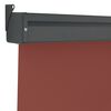 vidaXL Balcony Side Awning 125x250 cm Brown