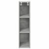 vidaXL Hanging Cabinet Concrete Grey 20 x 29.5 x 80 cm Engineered Wood