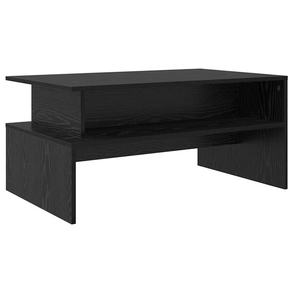 vidaXL Coffee Table Black Oak 90 x 55 x 42.5 cm Engineered Wood