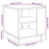 vidaXL Coffee Table Old Wood 40x40x43 cm Engineered Wood