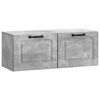 vidaXL Wall-Mounted TV Cabinet Concrete Grey 78.5 x 31 x 30 cm
