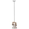 vidaXL Industrial Hanging Lamp 25 W Silver Round 19 cm E27