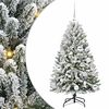 vidaXL Artificial Christmas Tree 120 cm 150 LEDs Warm White