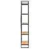 vidaXL 5-Tier Bookcase 90x30x180 cm Solid Mango Wood