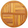 vidaXL Table Top &Oslash;70x2 cm Round Solid Wood Acacia