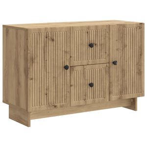 vidaXL Sideboard Artisan Oak 89 x 34.5 x 60 cm Engineered Wood