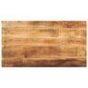vidaXL Table Top 100x50x3.8 cm Rectangular Solid Wood Rough Mango