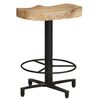 vidaXL Bar Stools 2 pcs 52 cm Solid Mango Wood