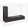 Qlima L-Shaped Ethanol Fireplace 80x31x60 cm FFB 8060