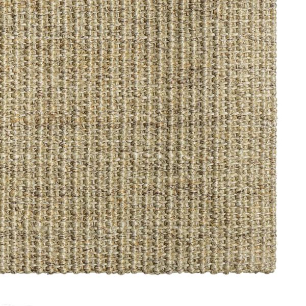 vidaXL Rug Natural Sisal 66x350 cm Green