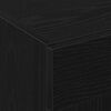vidaXL Wall Cabinets 2 pcs Black Oak 69.5 x 34 x 90 cm Engineered Wood