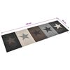 vidaXL Kitchen Carpet Washable Stars 45x150 cm