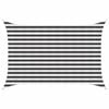 vidaXL Sunshade Sail Anthracite and White 2 x 3 m HDPE