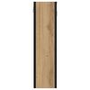 vidaXL Bathroom Mirror Cabinet Artisan Oak 60x16x60 cm Engineered Wood