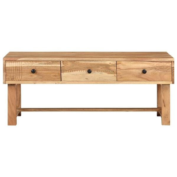 vidaXL Coffee Table 100x50x40 cm Solid Acacia Wood
