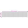 vidaXL Room Divider Brown Width 800 cm Height 165 cm Bamboo