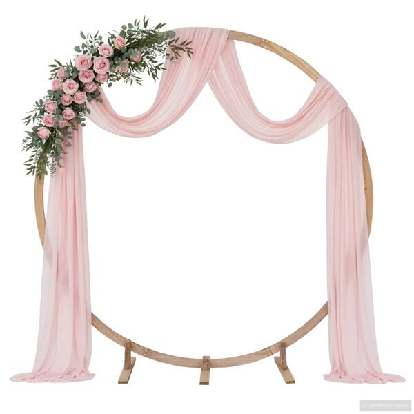 vidaXL Wedding Arch Light Brown 224 x 80 x 220 cm Solid Pine Wood