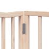 vidaXL Dog Gate with Door Foldable 12 Panels 960 cm Poplar Wood