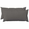 vidaXL Cushion Cover 2 pcs HEERLEN Light Grey 40 x 70 cm Fabric